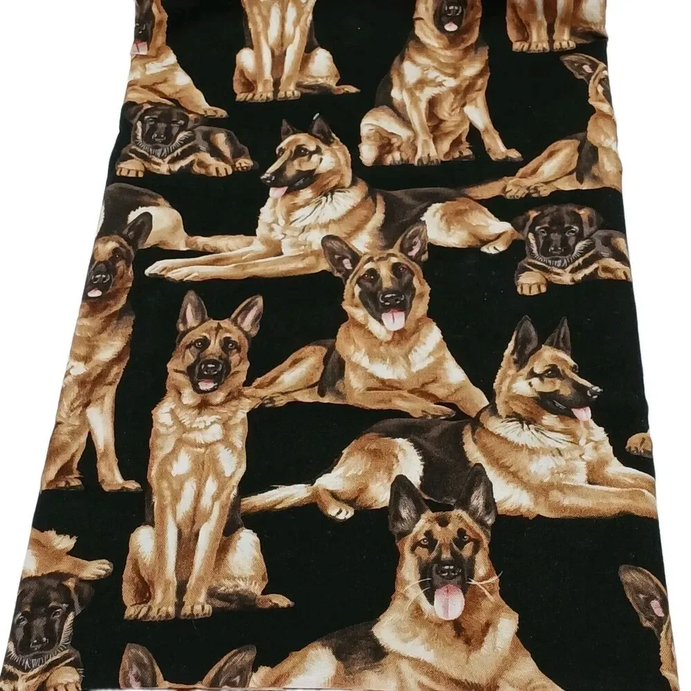 Dog Themed Quilt Fabrics, 100% Cotton, Lot of 3 Patterns See Listing for Sizes.